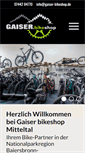 Mobile Screenshot of gaiser-bikeshop.de